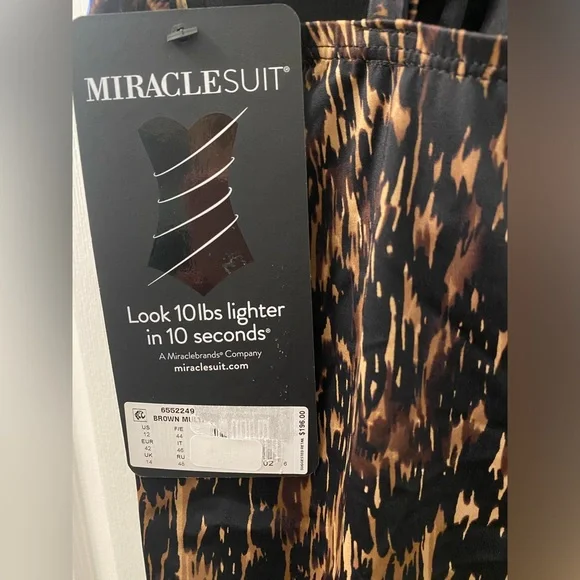 Miraclesuit Untamed Wrapsody One Piece Swimsuit - Picture 9 of 9